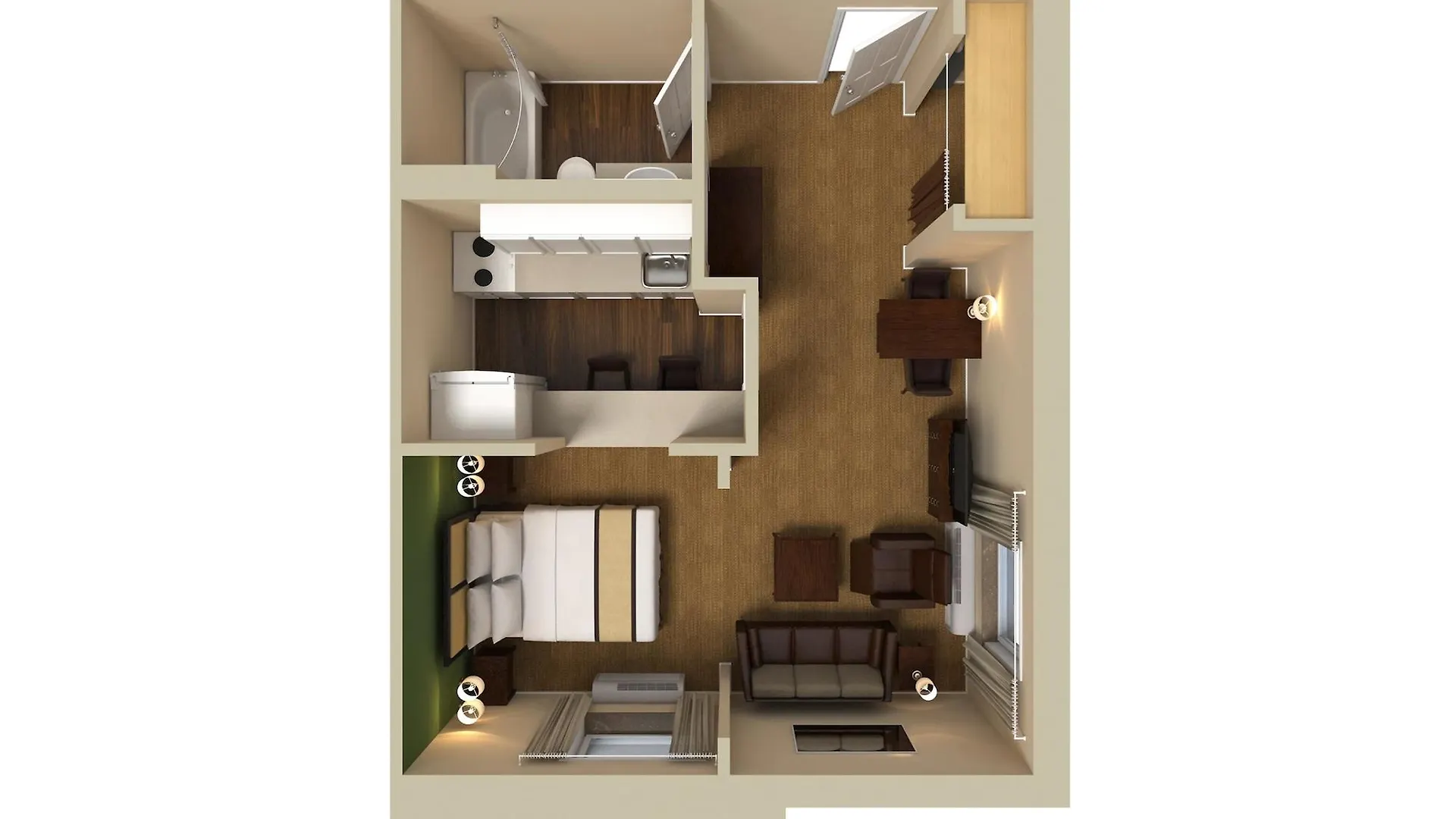 Homestay Suites Nashville 2*,  United States